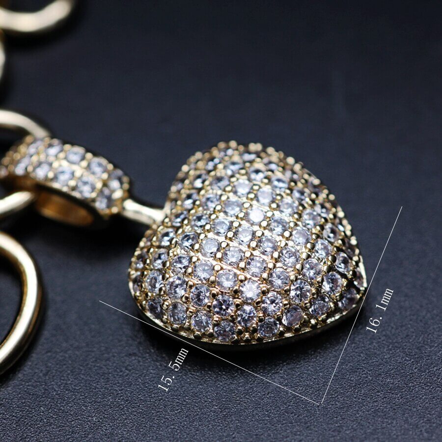 Heart Zirconia Necklace