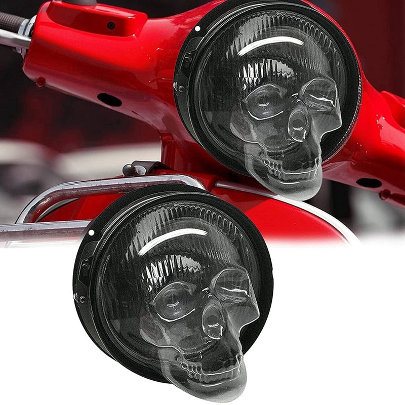 Skull Headlight Covers