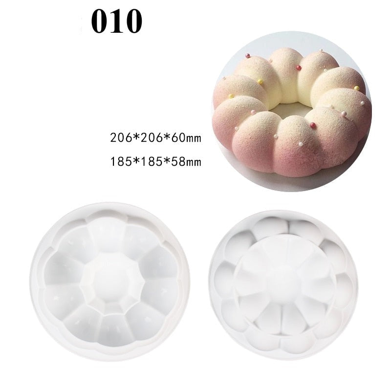 3D Silicone Dessert Molds