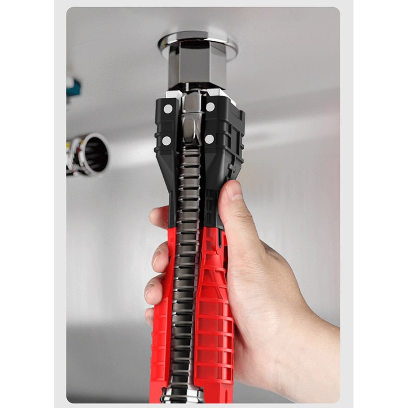 18-in-1 folding water pipe wrench
