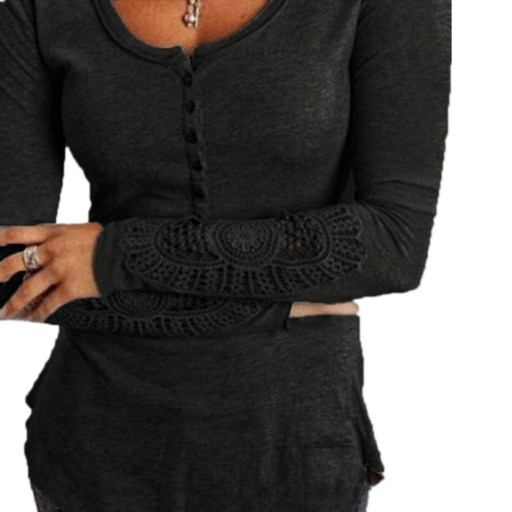 Lace Shirt Long Sleeve