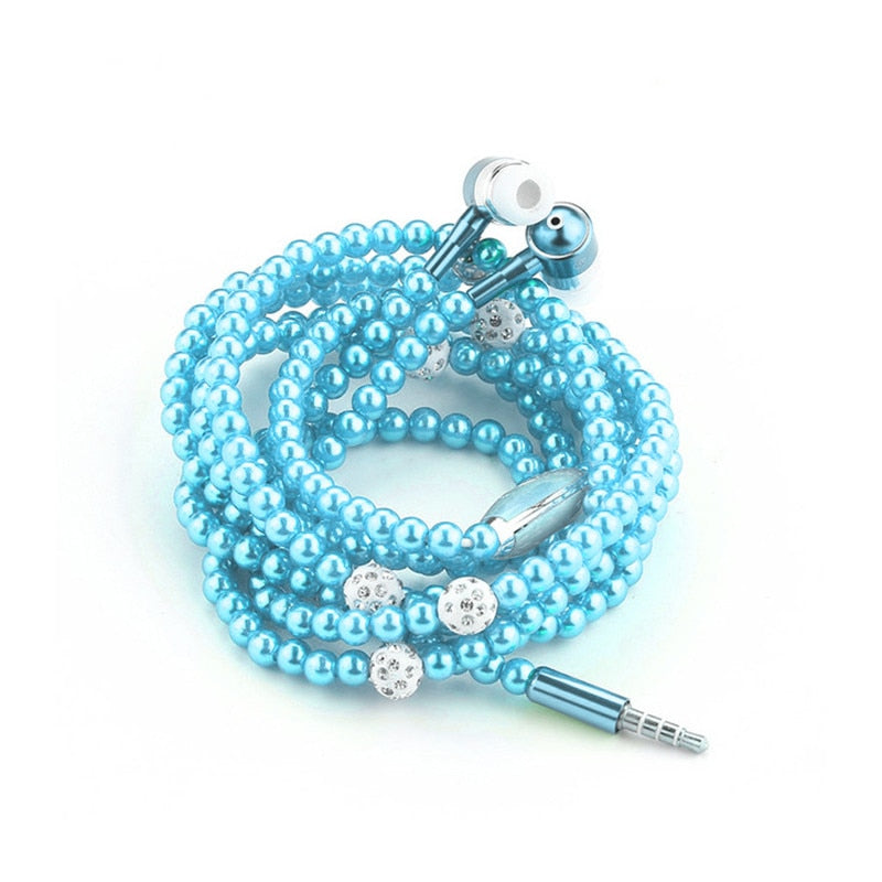Pearl Necklace Earphone