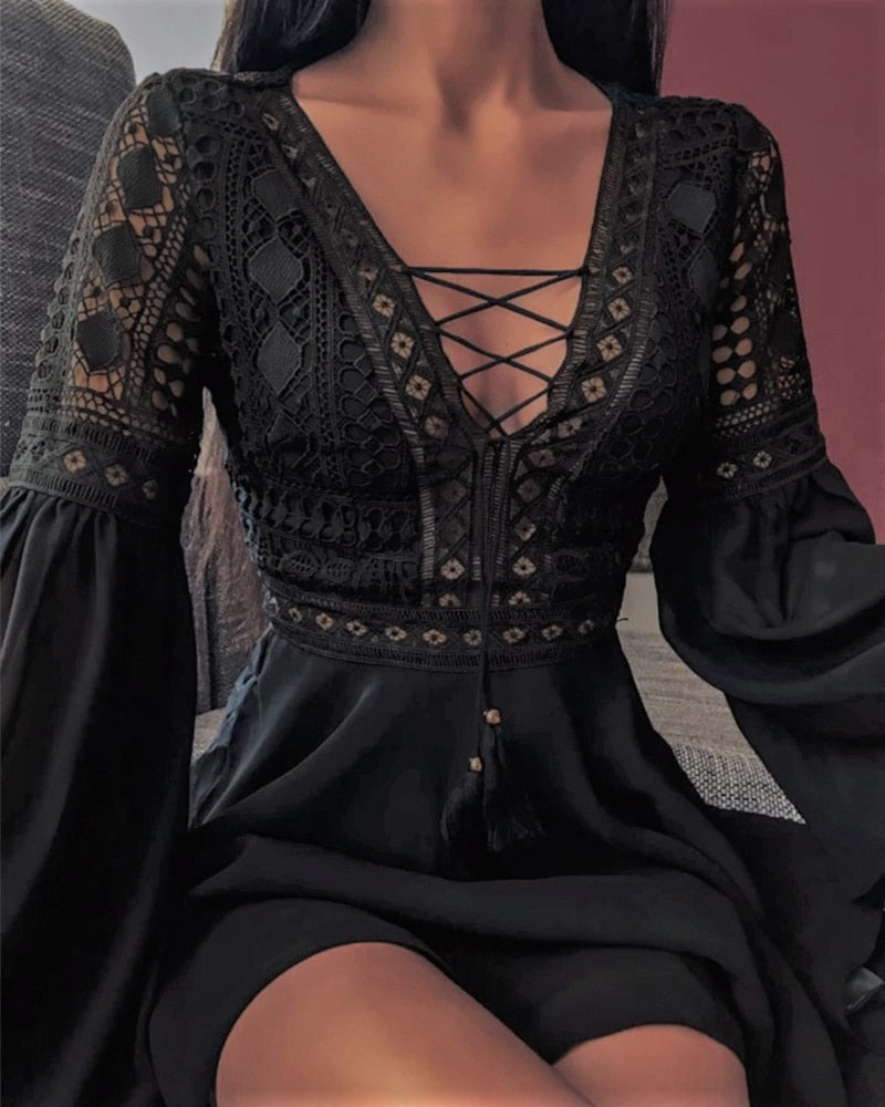 Boho Chic Lace Dress