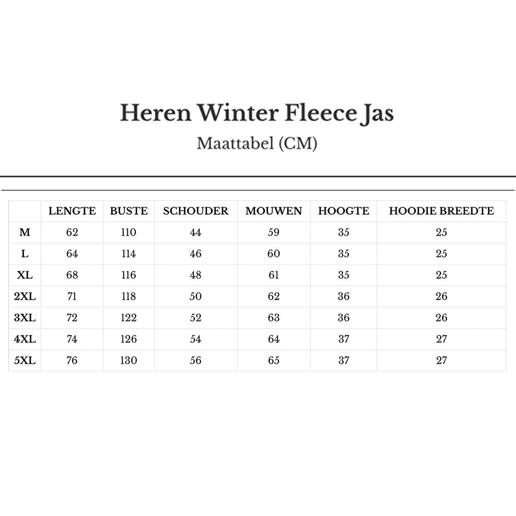 Men's Winter Fleece Jacket