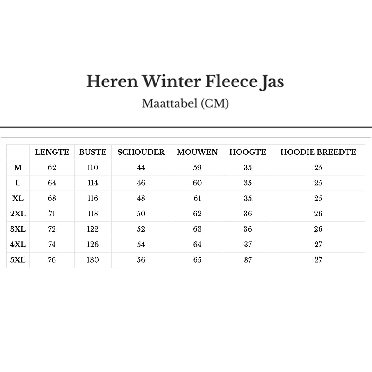 Men's Winter Fleece Jacket