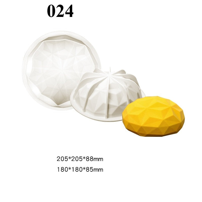 3D Silicone Dessert Molds