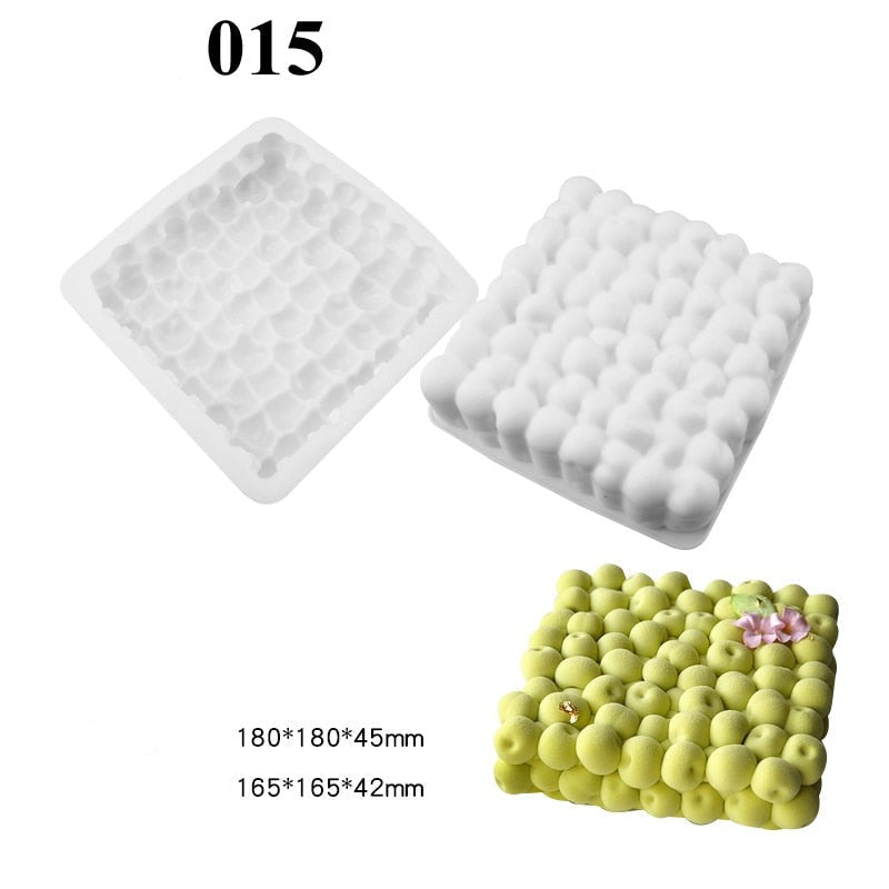 3D Silicone Dessert Molds