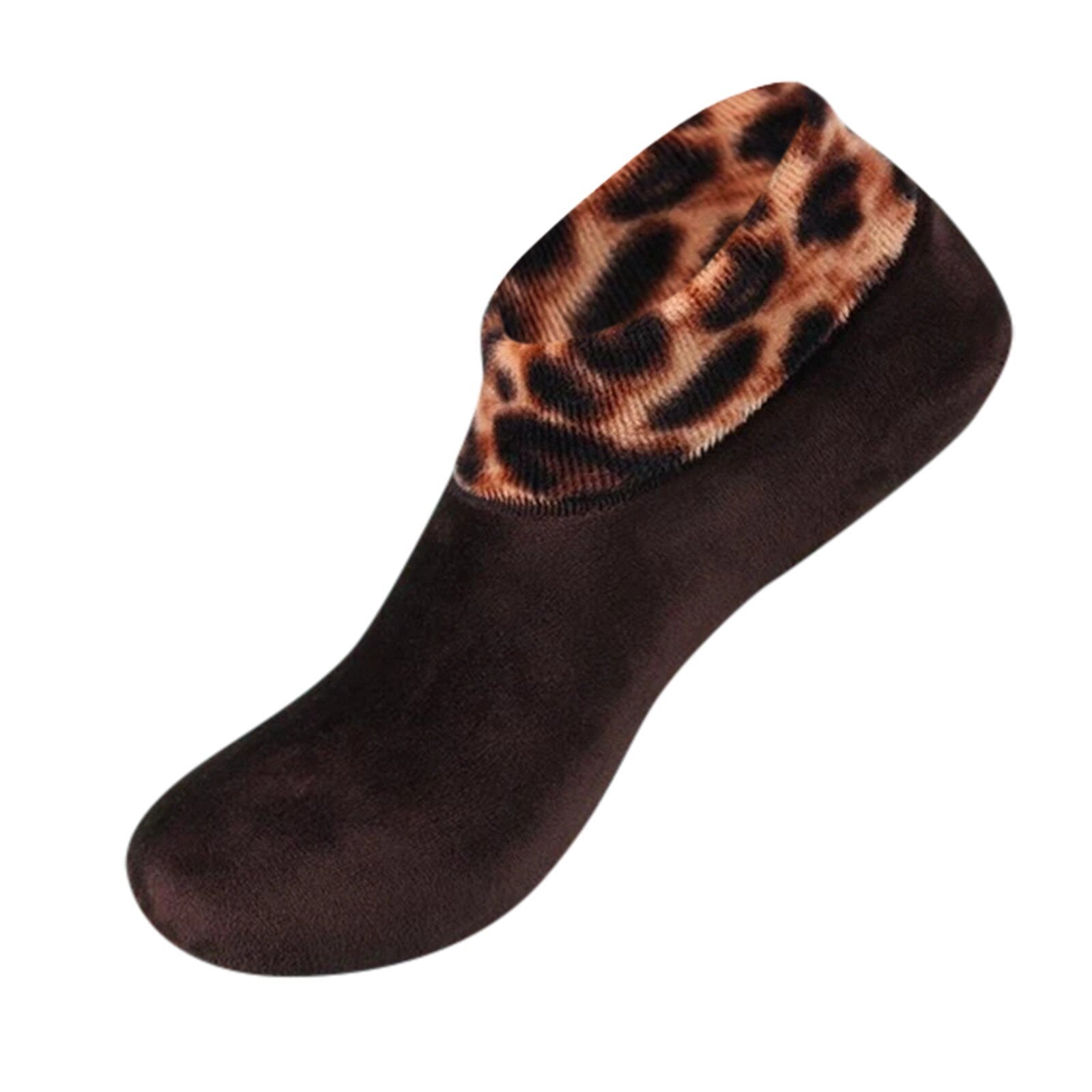 Non-slip thermal socks for indoor use