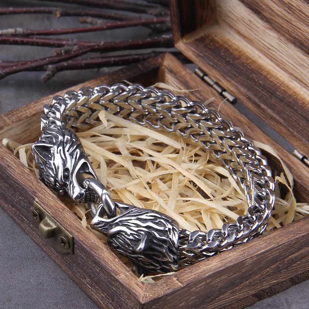 Fenrir Viking bracelet - (norse mythology)