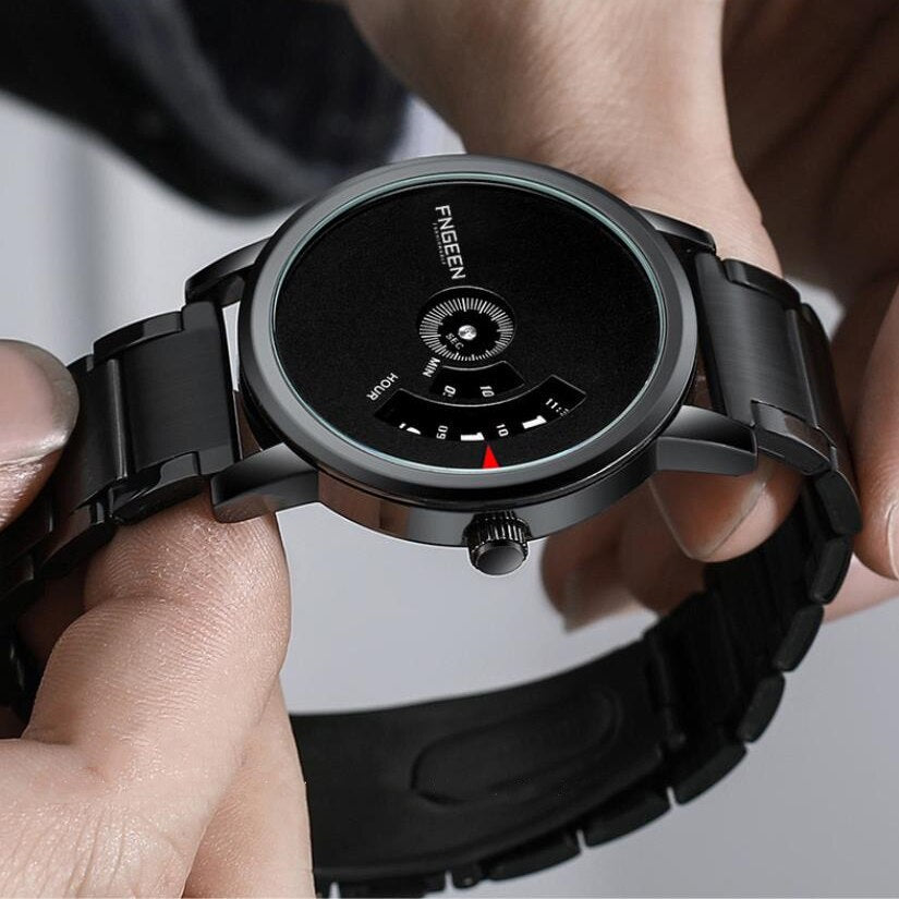 Unique men's timepiece
