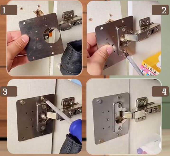 The Door Hinge Repair Plate