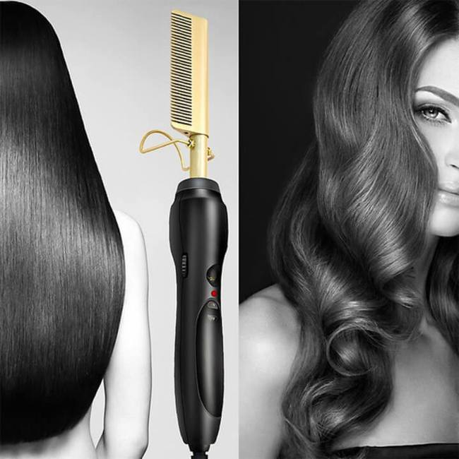 COMBPRO - Hair curler and hair straightener
