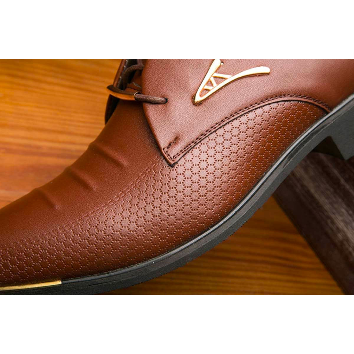 Classic leather men's shoes