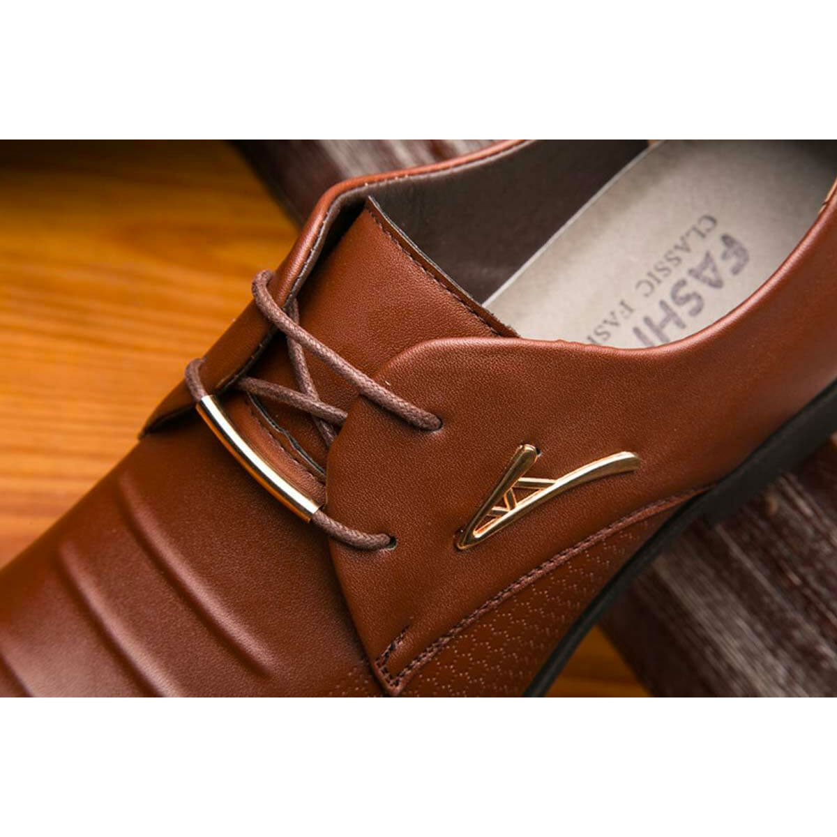 Classic leather men's shoes