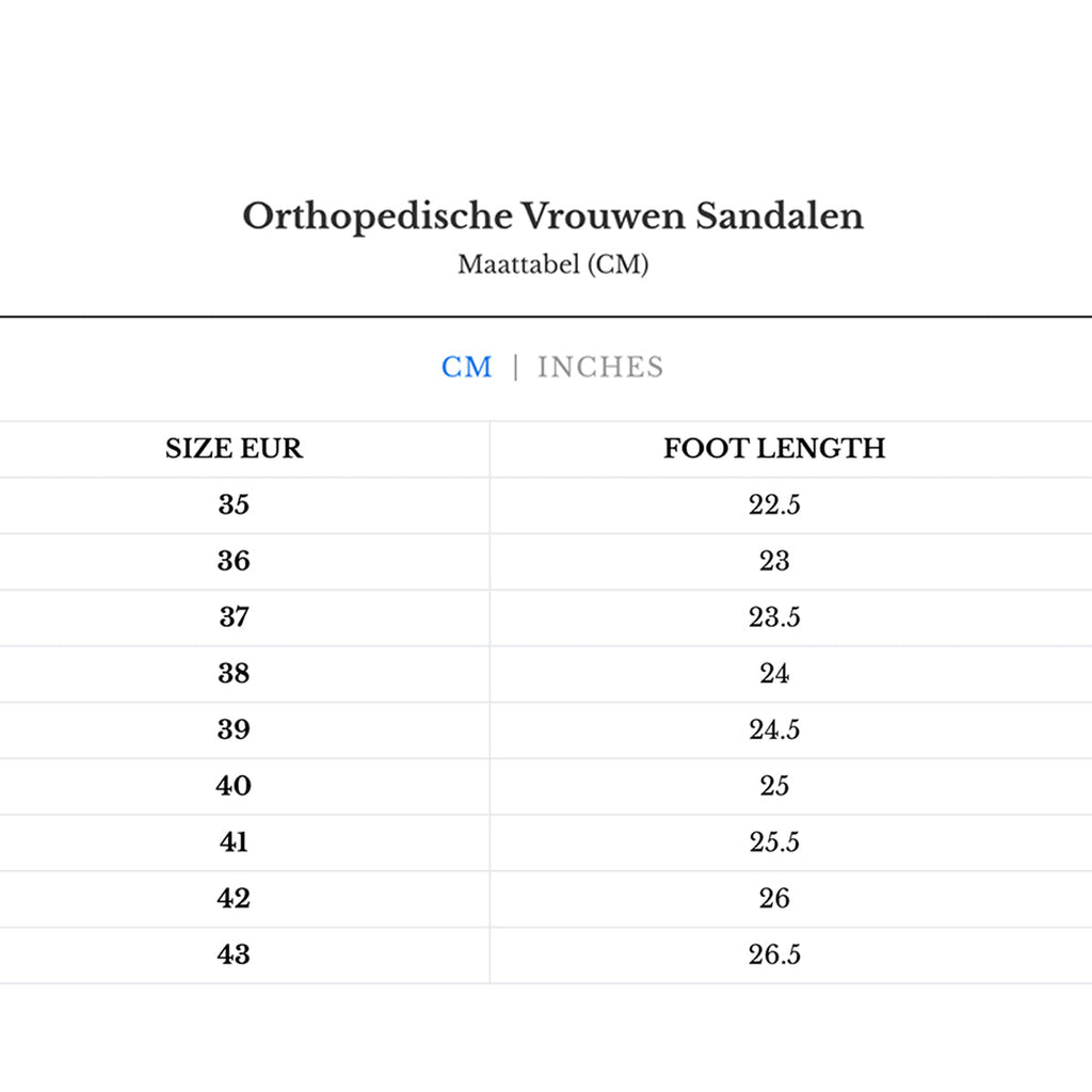 Ortopediske damesandaler