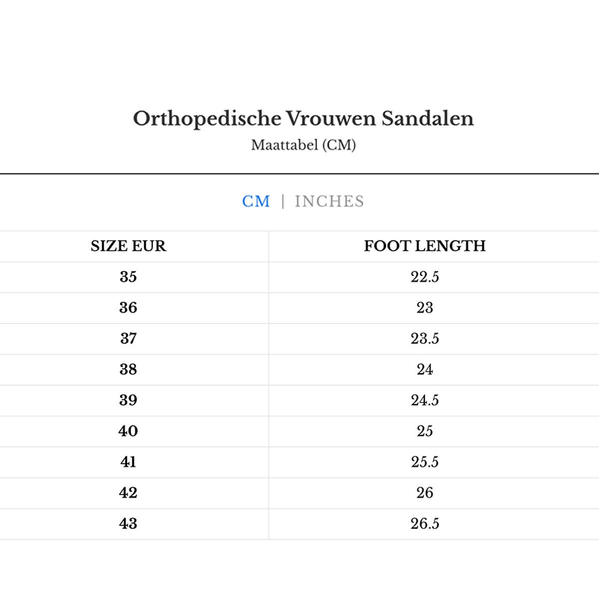 Ortopediske damesandaler