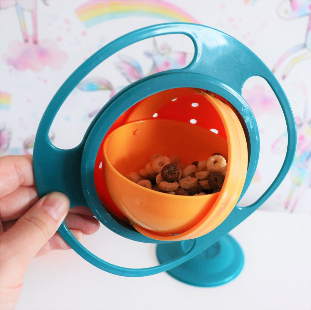 Spill-resistant baby bowl