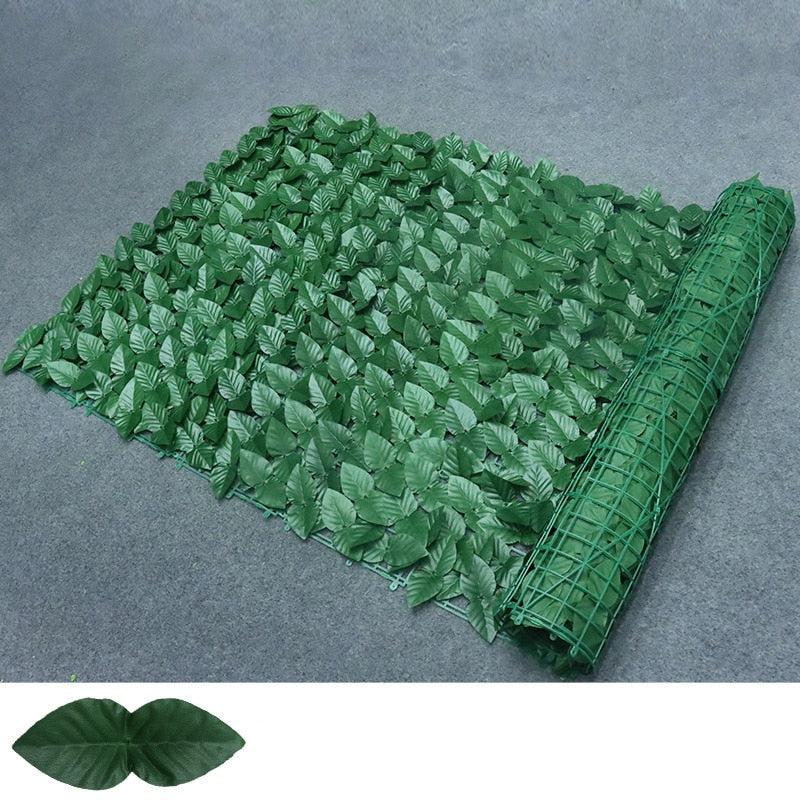 Artificial Plant Leaves Fence