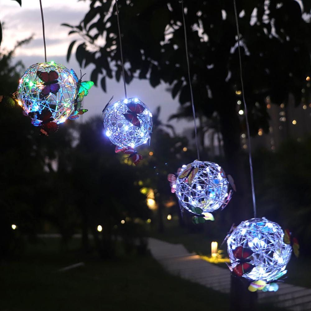 Sunlit Mesh Butterfly Orb
