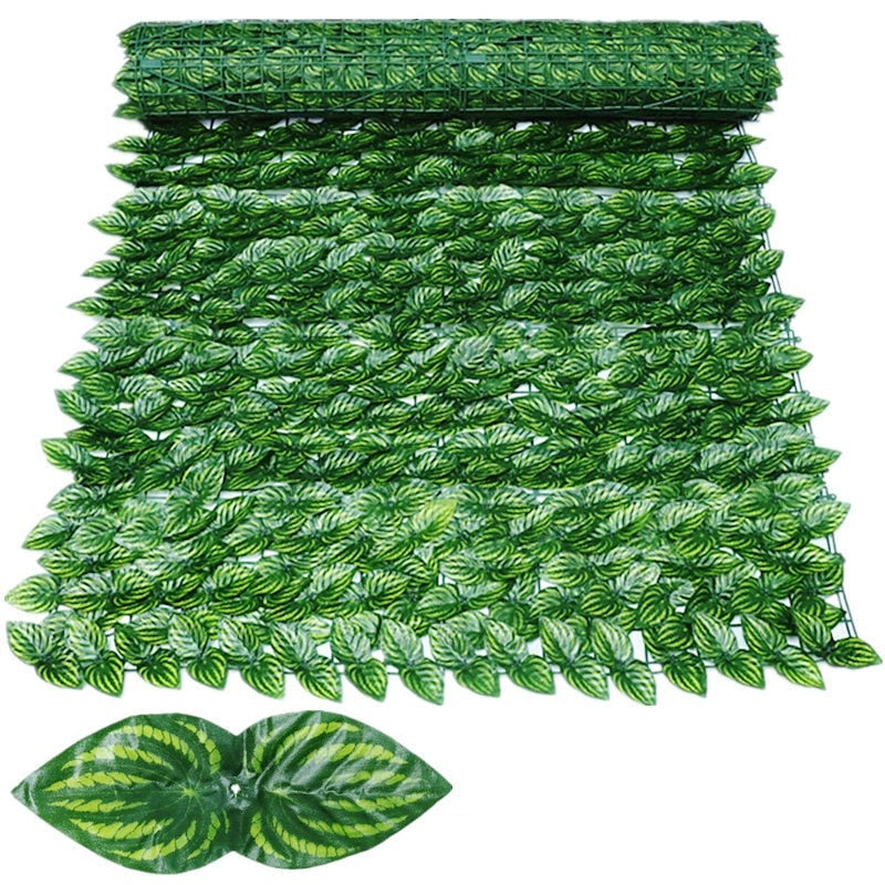 Artificial Plant Leaves Fence