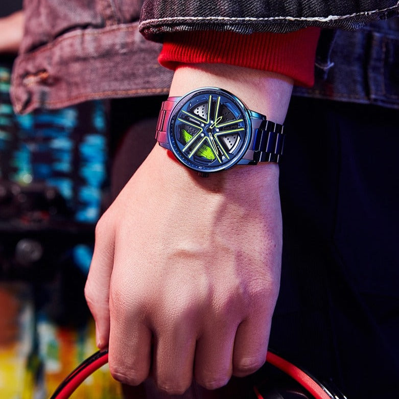 Spinning Wheel Watch
