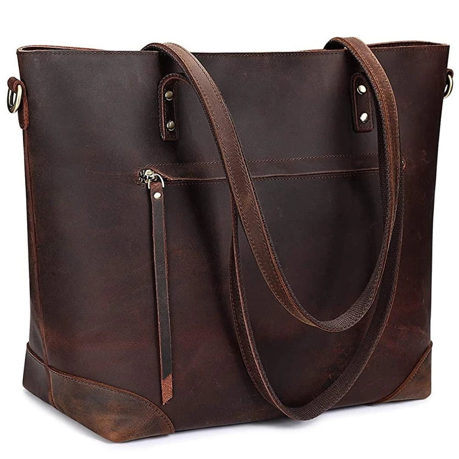 Vintage Leather Carrying Bag