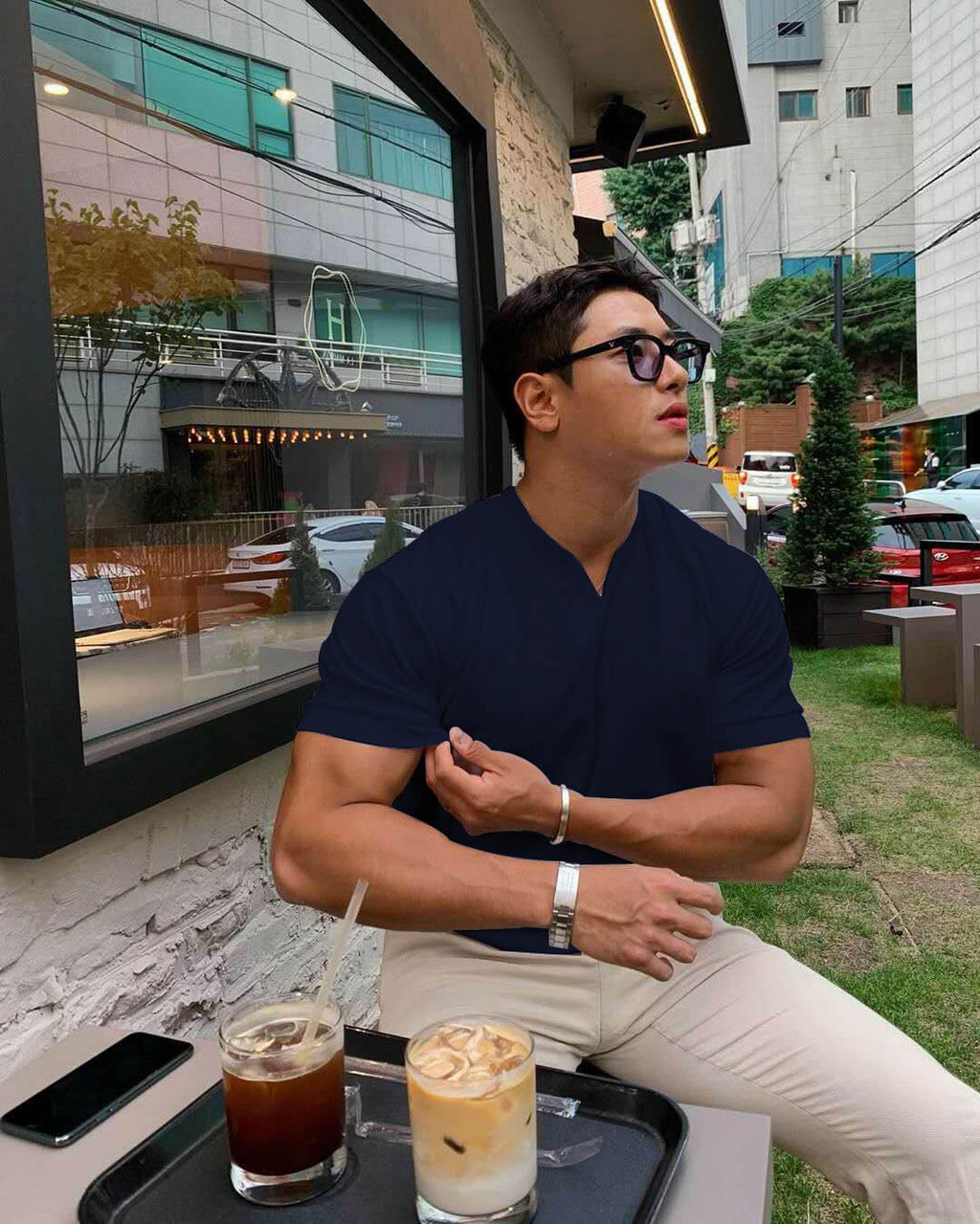 Summer V-Neck Shirt