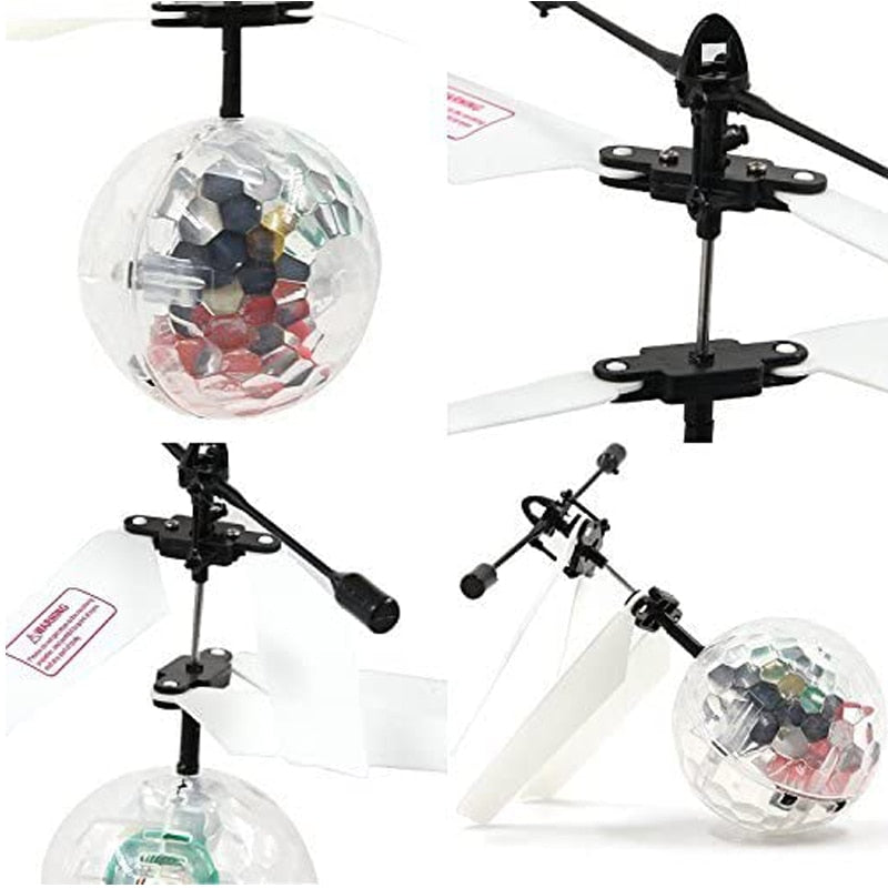 RC Flygende LED-ball Helikopter Drone