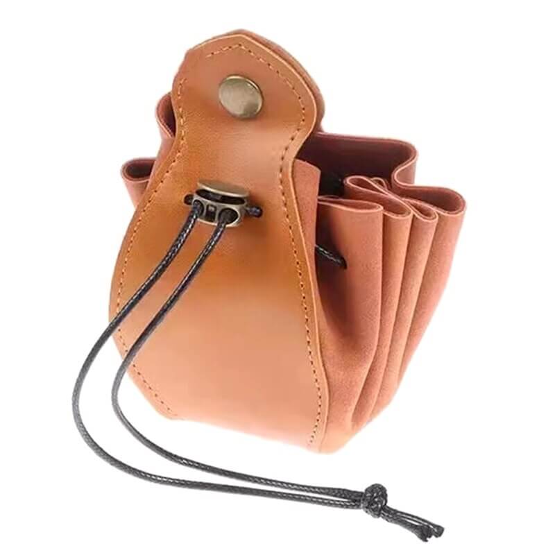 Handmade Leather Dice Bag