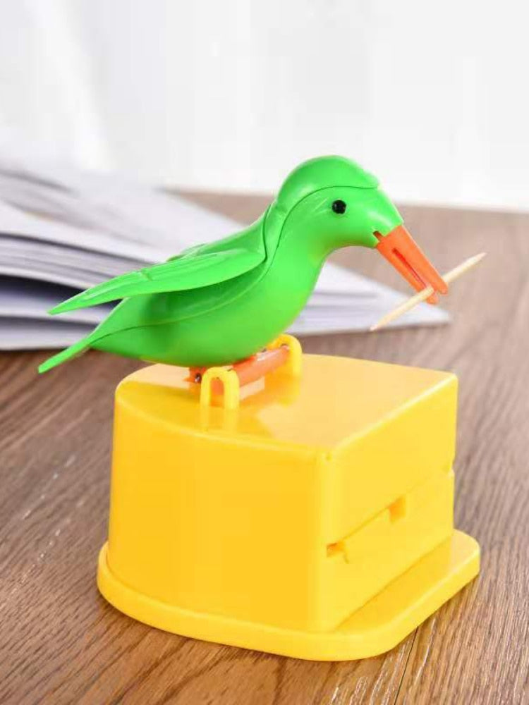 Bird toothpick dispenser