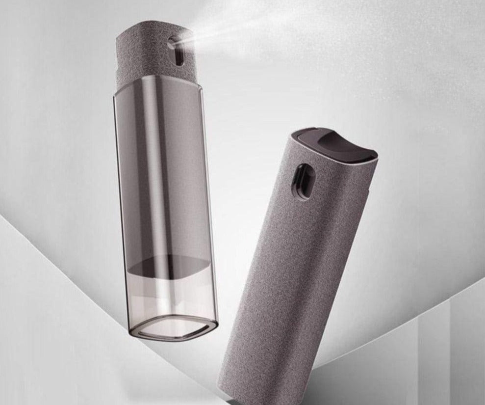 Portable fingerprint resistant screen cleaner