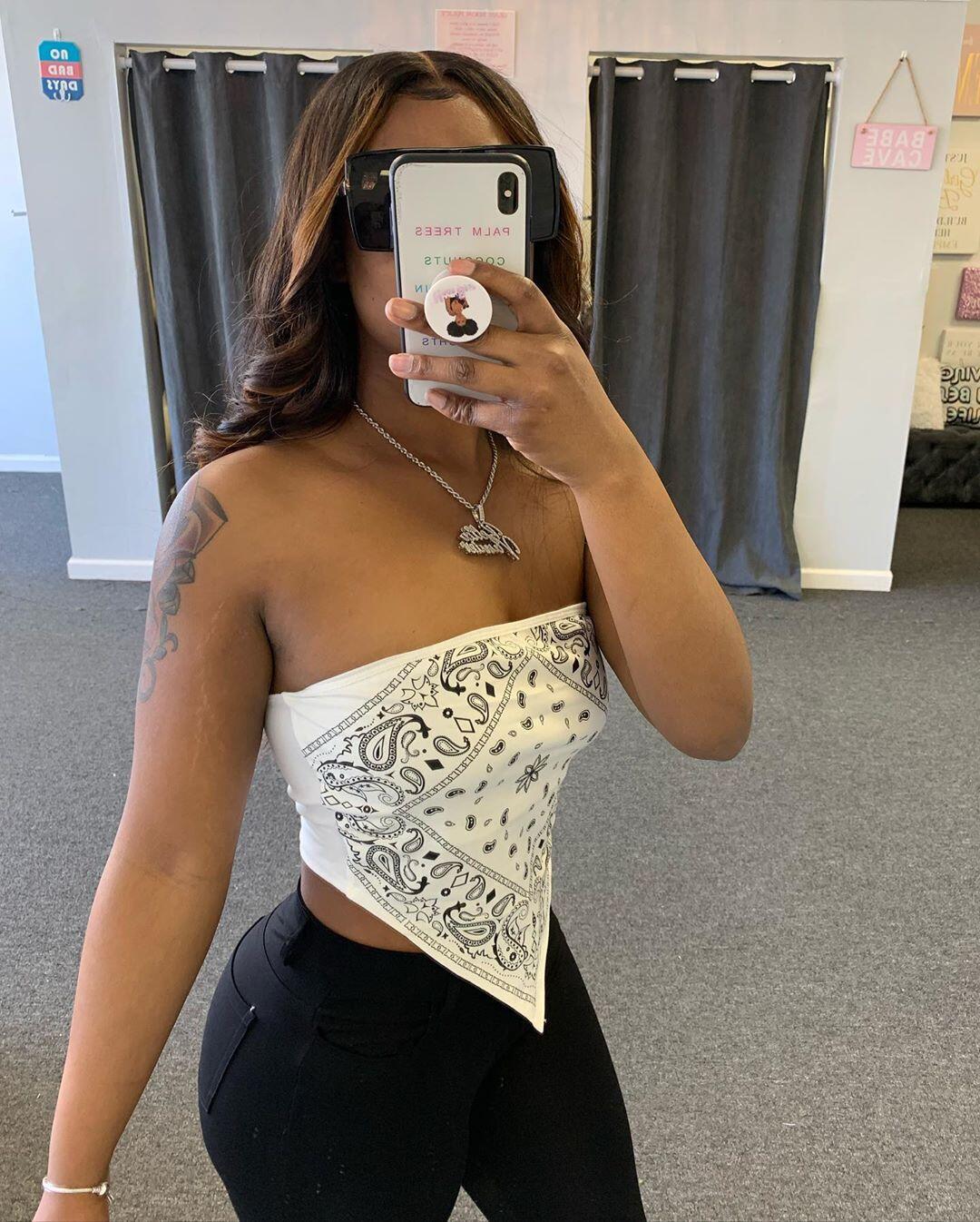 Tube Crop Bandana Tops