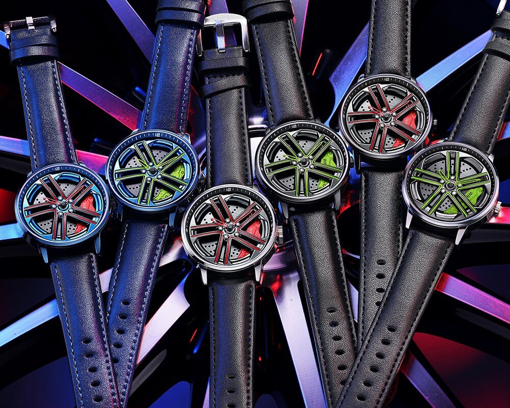 Spinning Wheel Watch