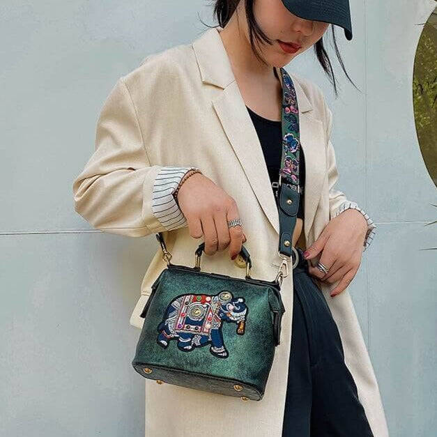 Mandala Embroidered Bag