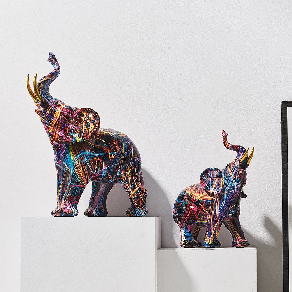 Kunst Elefantdekorasjon