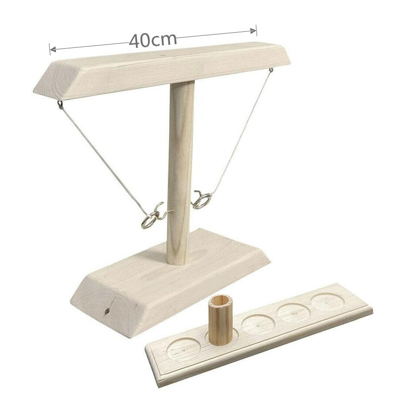 Hooks And Ring Toss Game