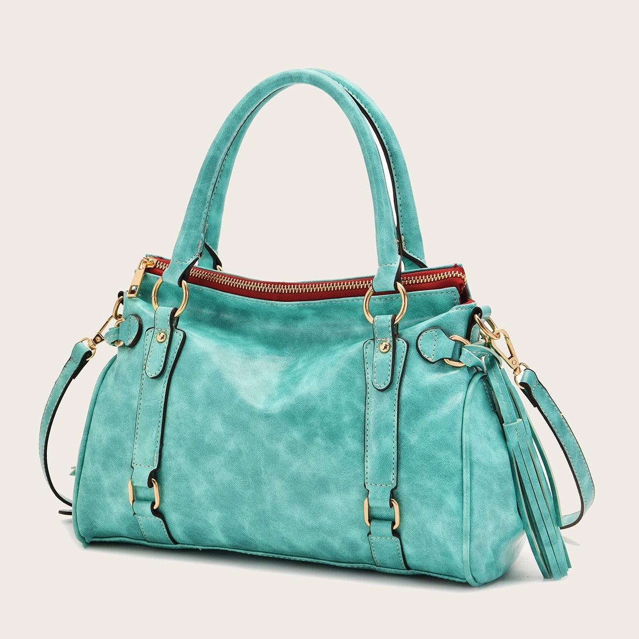 Soft leather ladies bag