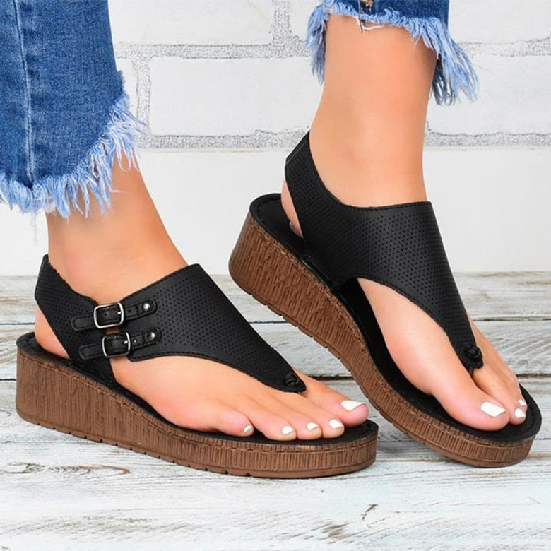 Buckle Strap Orthopedic Sandals