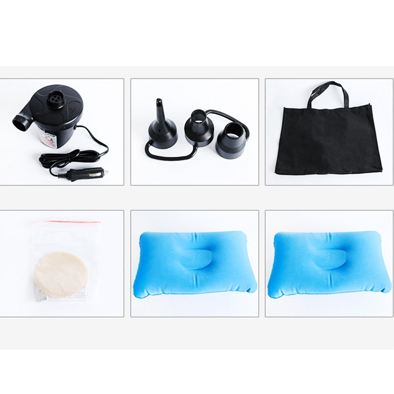 Inflatable car back seat mattress
