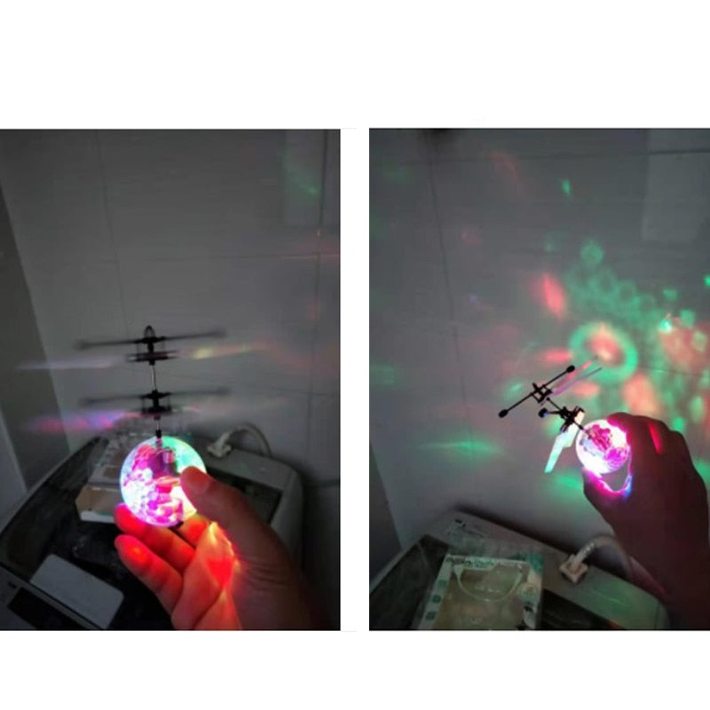 RC Flygende LED-ball Helikopter Drone
