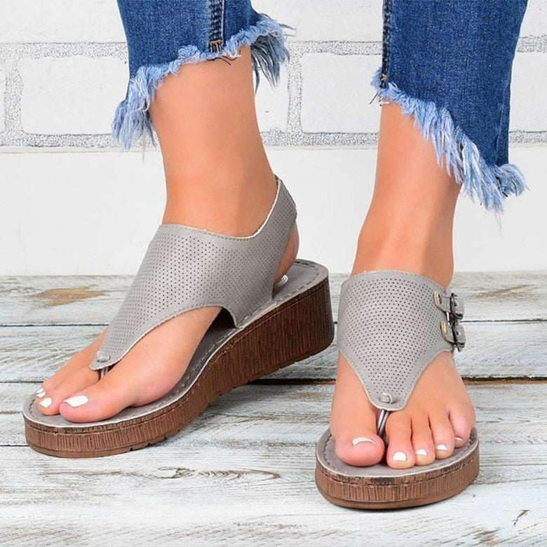 Buckle Strap Orthopedic Sandals