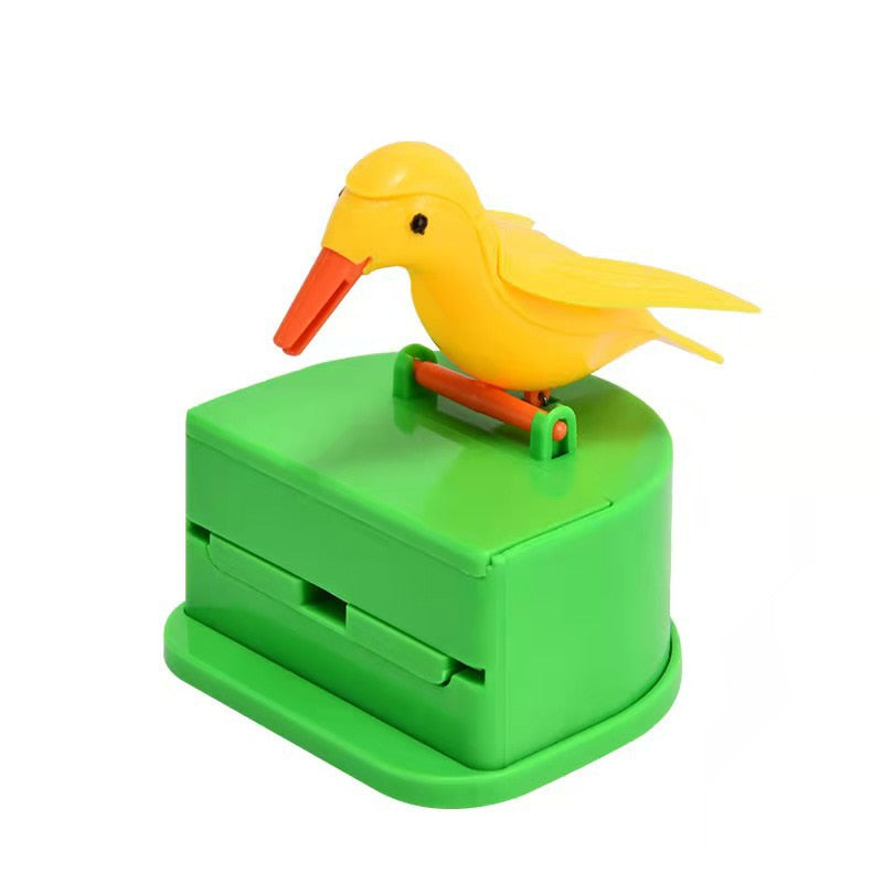 Bird toothpick dispenser