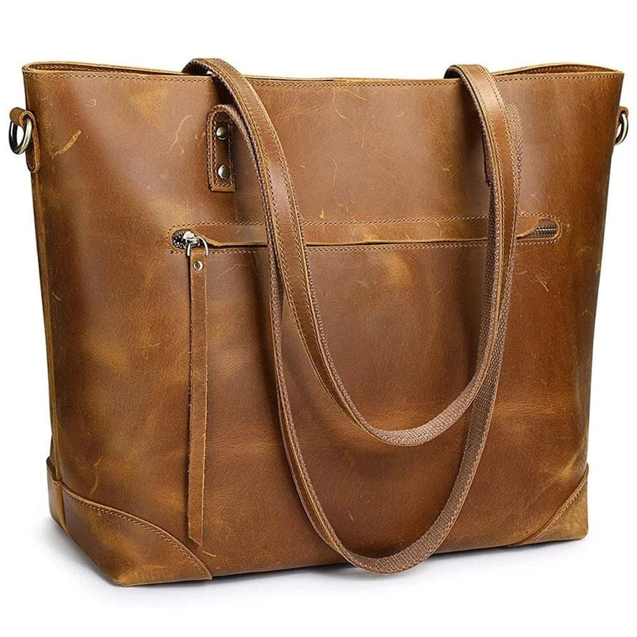 Vintage Leather Carrying Bag