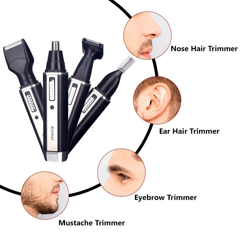 4 in 1 rechargeable electric hair clipper