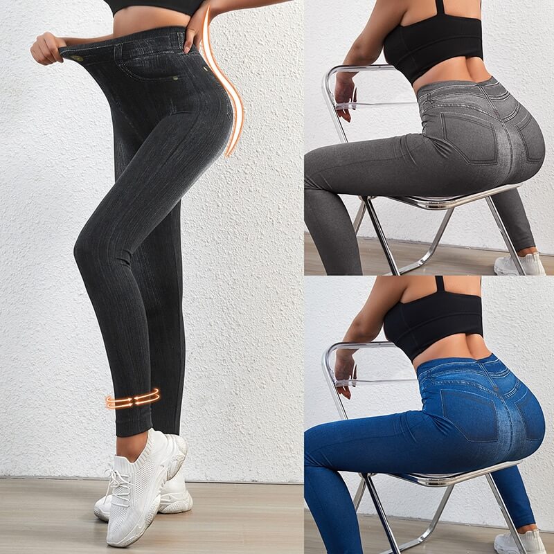 Perfekt passform jeansleggings
