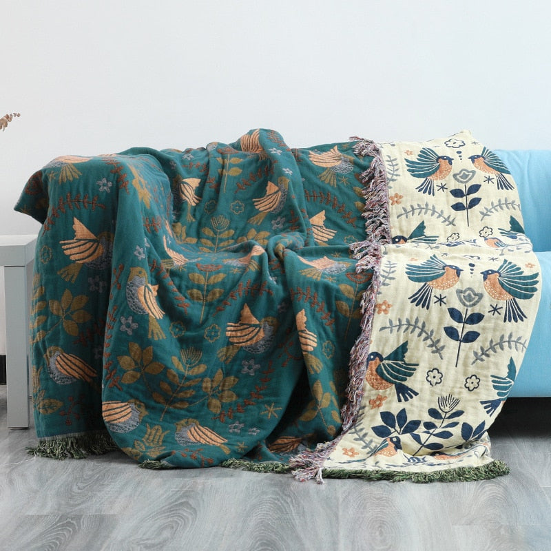 Vintage Reversible Thread Blanket