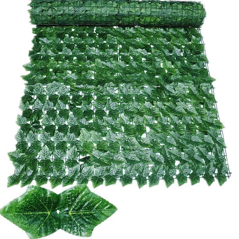 Artificial Plant Leaves Fence