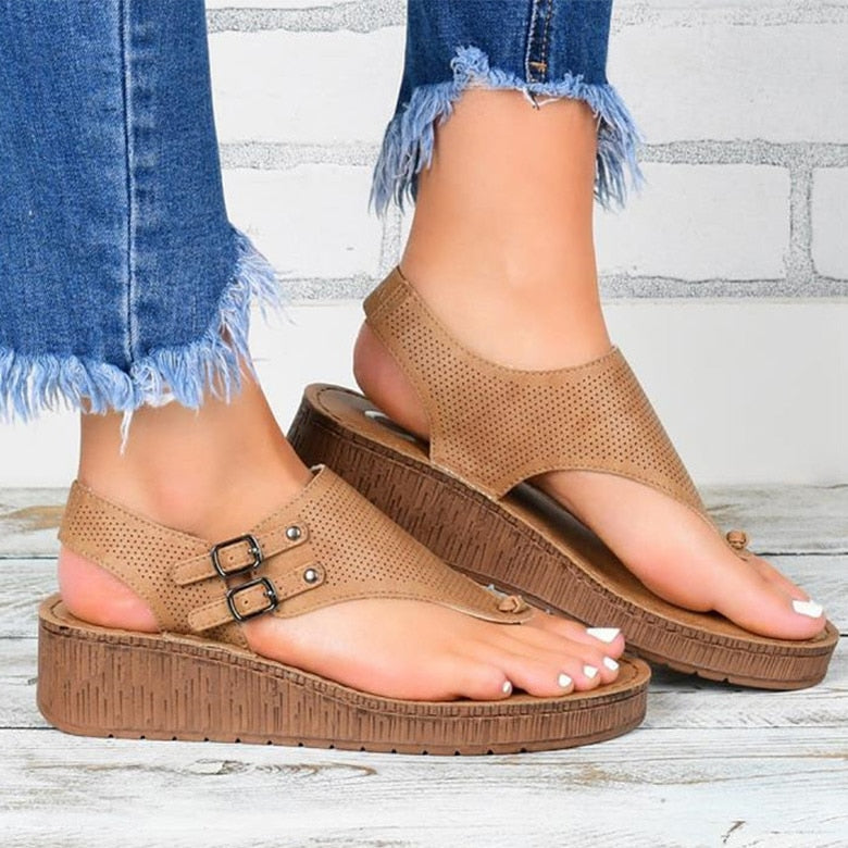 Buckle Strap Orthopedic Sandals