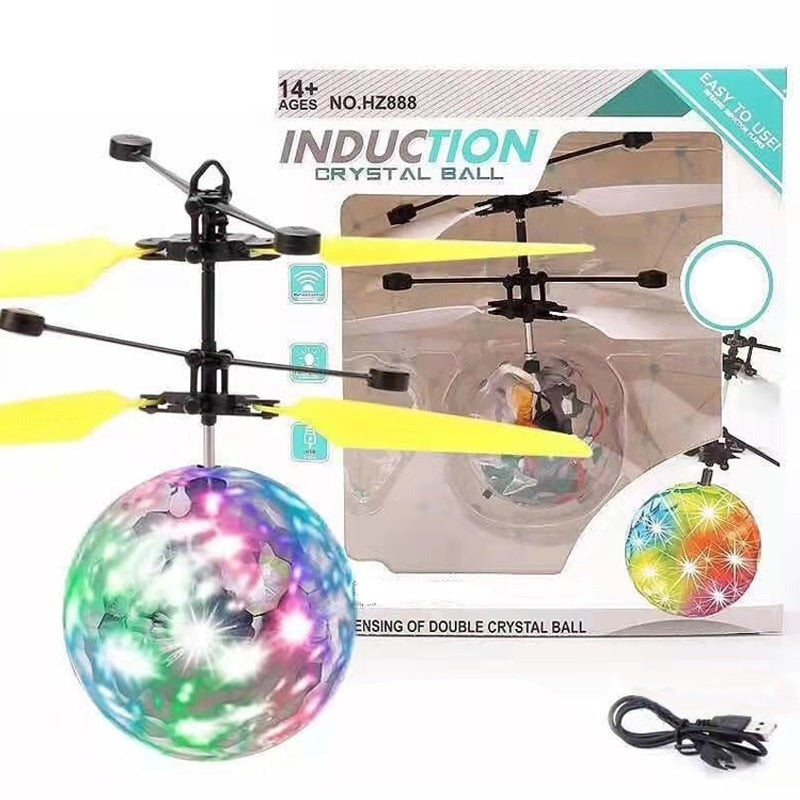 RC Flygende LED-ball Helikopter Drone