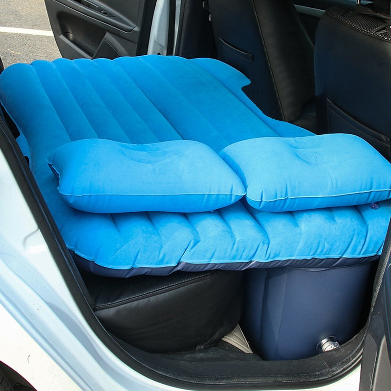 Inflatable car back seat mattress